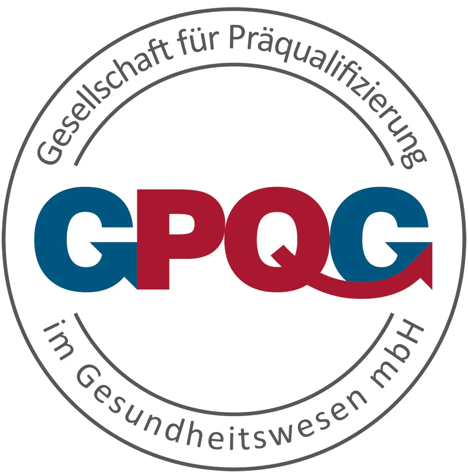 Siegel der GPQG, Gesellschaft für Präqualifizierung im Gesundheitswesen